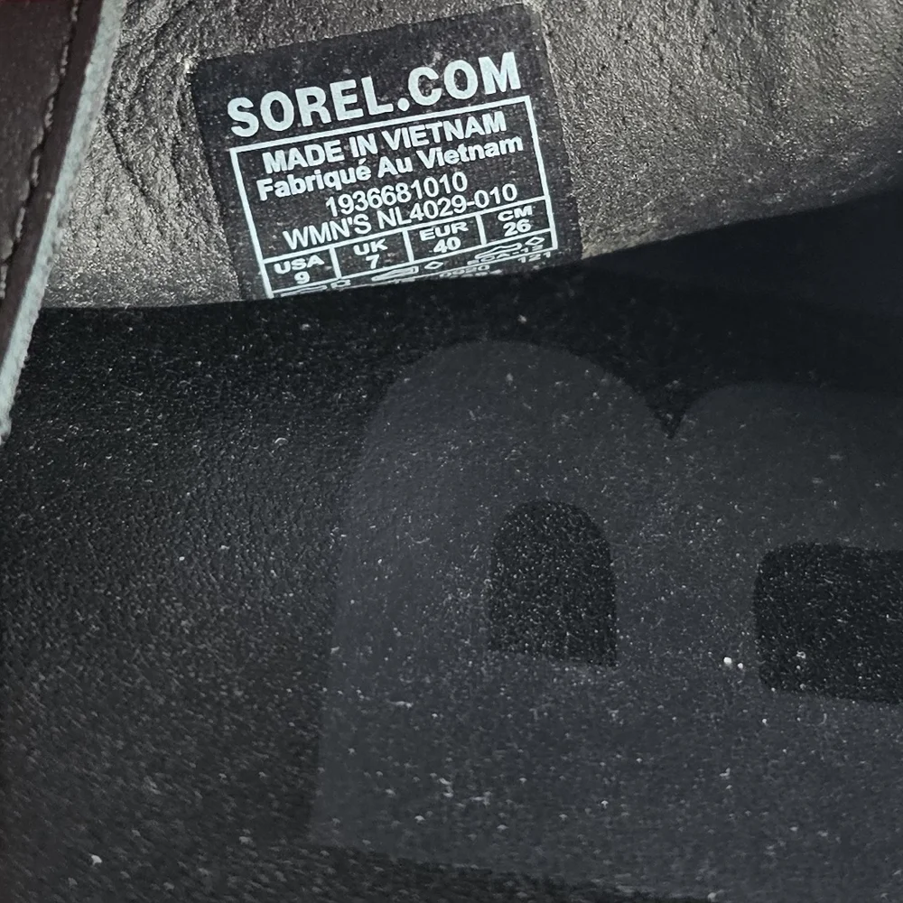 Sorel Black Leather Footwear - Picture 6 of 6